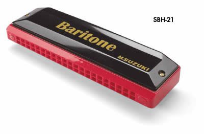 21 hole baritone harmonica - Suzuki