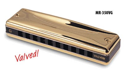 Valved Promaster Gold harmonica - Suzuki